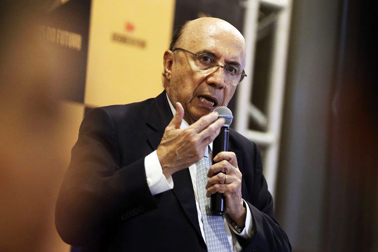 O ministro da Fazenda, Henrique Meirelles, realiza palestra no evento Prefeitos do Futuro, no Centro de Convenções Brasil 21, em Brasília (DF) - 27/02/2018