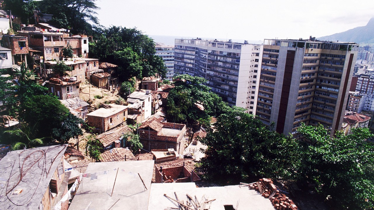 Favela do Morro do Cantagalo, no Rio de Janeiro (RJ)