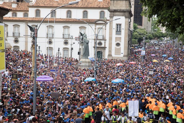Preta Gil agita multidão durante desfile do 'Bloco da Preta', no Rio de Janeiro (RJ) - 04/02/2018