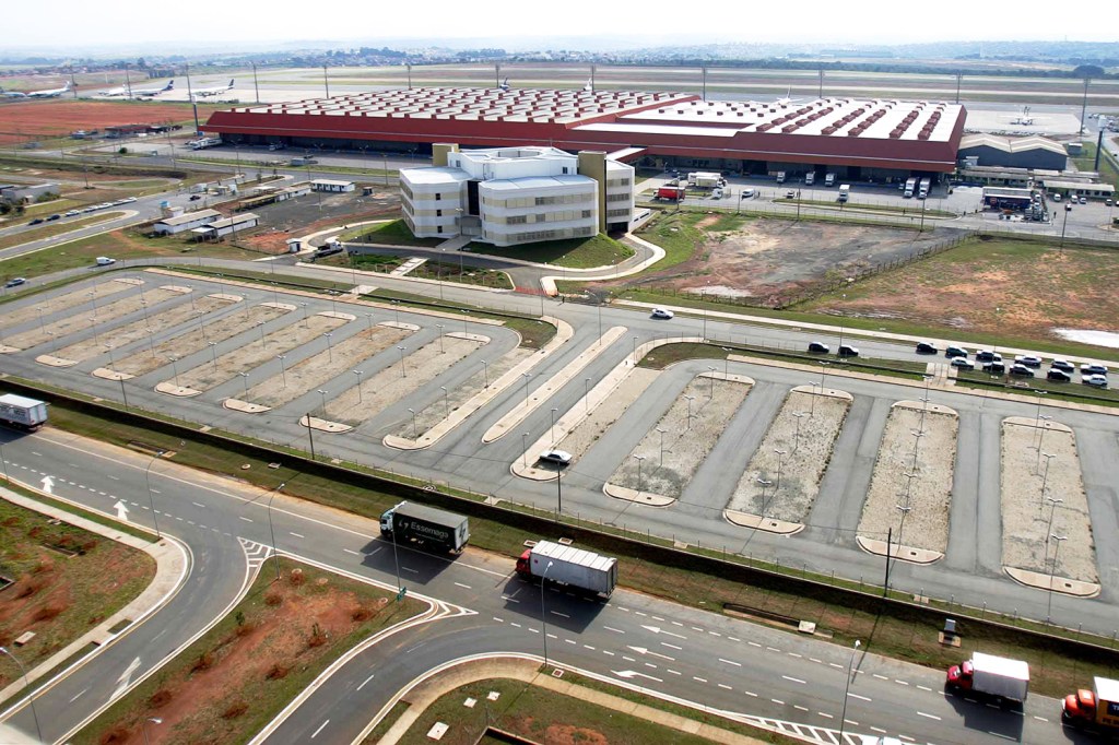 Vista geral do Aeroporto de Viracopos, em Campinas (SP)