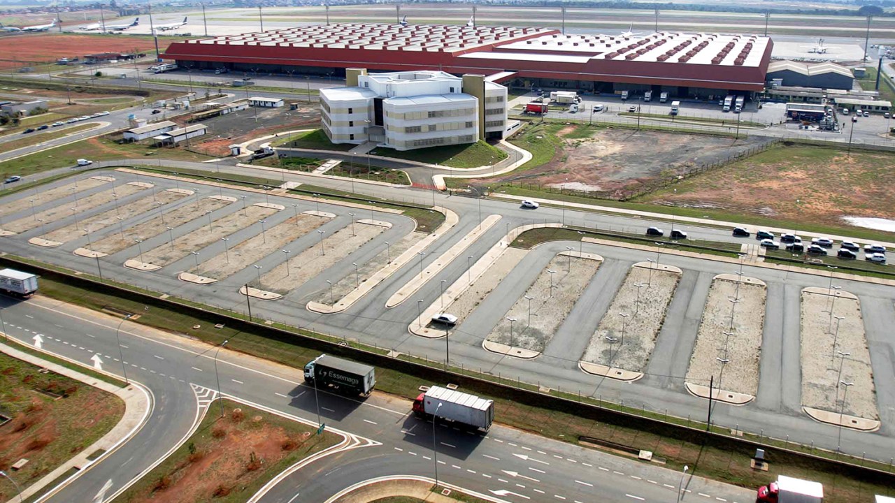 Vista geral do Aeroporto de Viracopos, em Campinas (SP)
