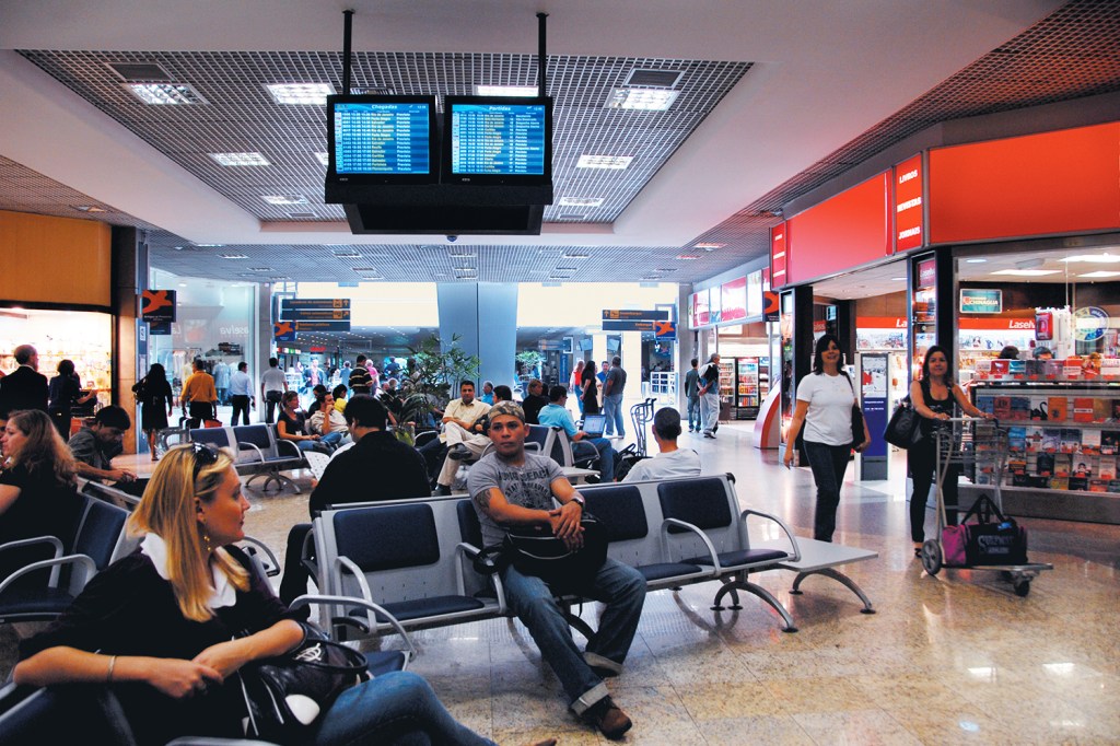 Salão do Aeroporto Internacional de Viracopos, em Campinas (SP)