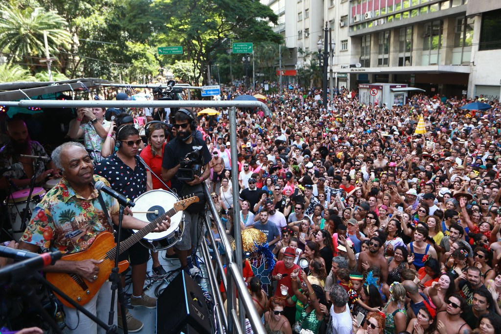 Desfile do bloco Forrozin em São Paulo