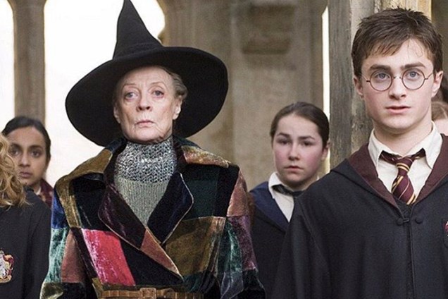 Cena da franquia 'Harry Potter', com looks de moda da Dior