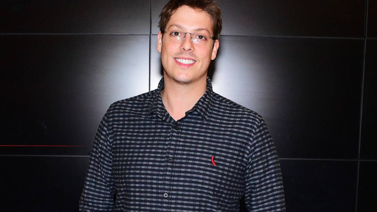 O humorista Fábio Porchat participa de sessão de cinema sensorial em São Paulo (SP) - 05/08/2017