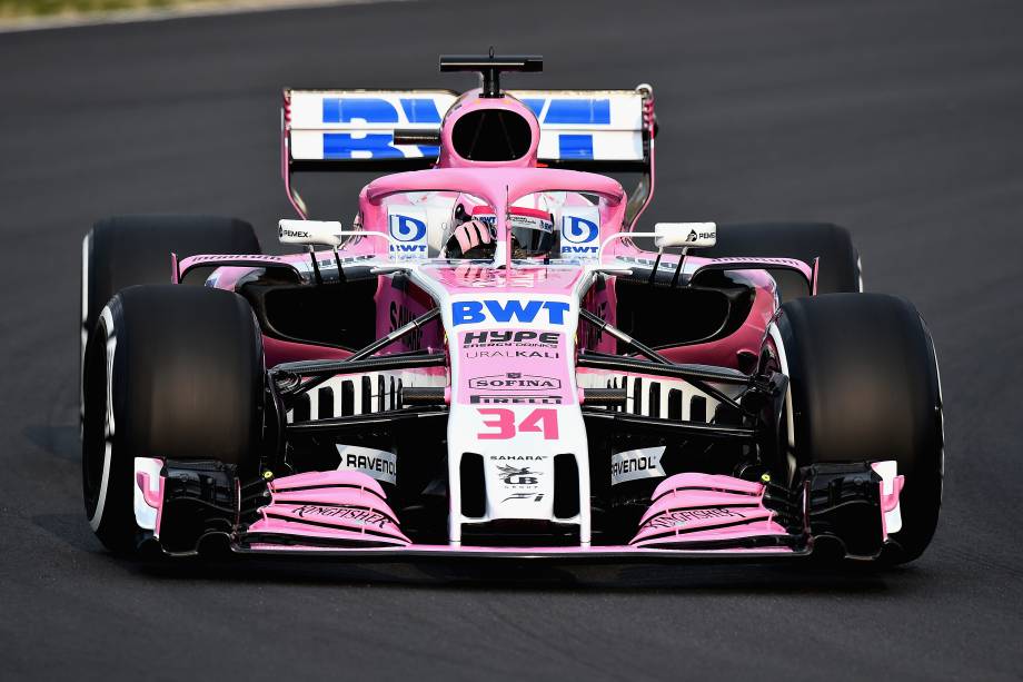 Force India realiza testes com o novo carro VJM11, no Circuito da Catalonia, para a temporada 2018 da Fórmula 1 - 26/02/2018