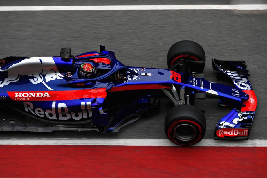 Scuderia Toro Rosso realiza testes com o novo carro STR13, no Circuito da Catalonia, para a temporada 2018 da Fórmula 1 - 26/02/2018