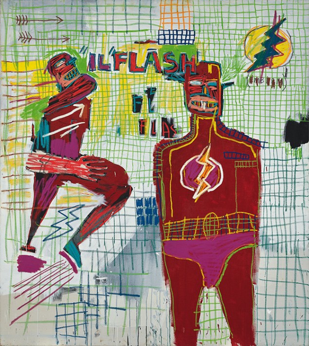 Obra 'Flash em Napoles', de Jean-Michel Basquiat