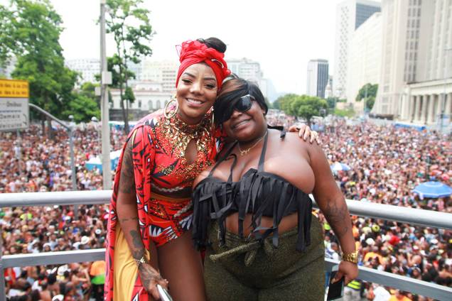 Ludmilla e Jojo Todynho na estreia do bloco Fervo da Lud, no Rio Ludmilla e Jojo Todynho na estreia do bloco Fervo da Lud, no Rio