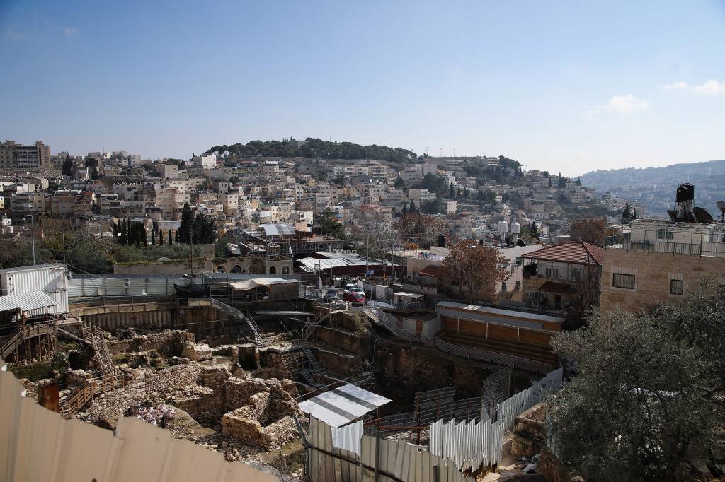 Parque arqueológico em Jerusalém