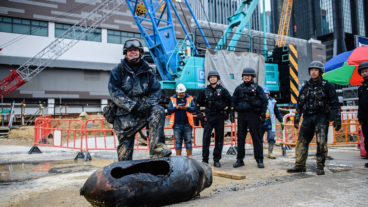 Bomba da Segunda Guerra é encontrada em Hong Kong