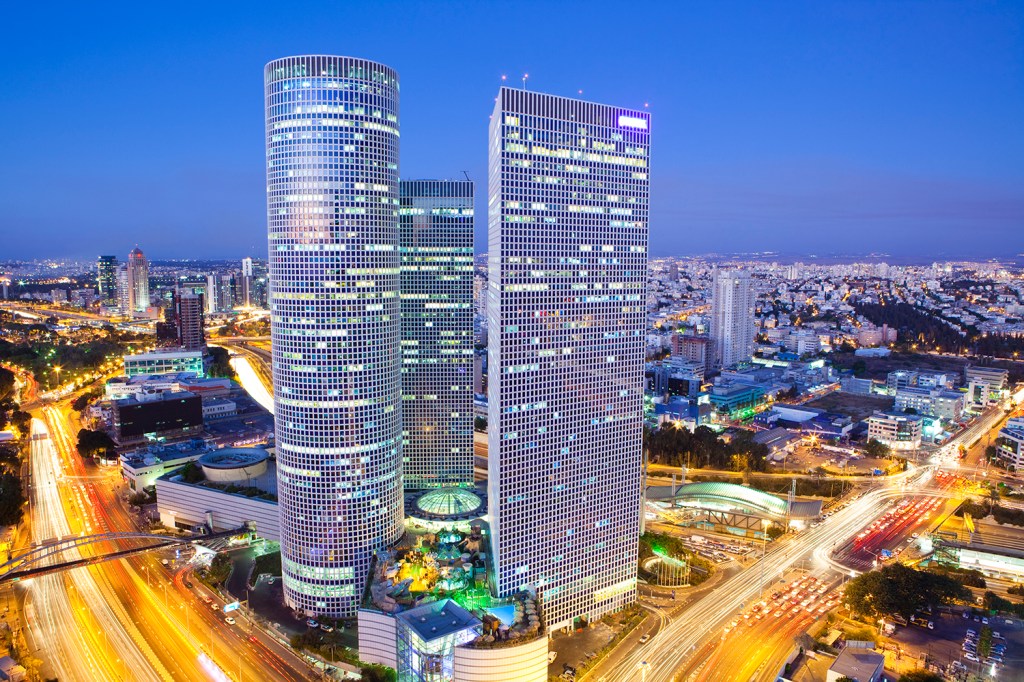 Vista da cidade de Tel Aviv, em Israel