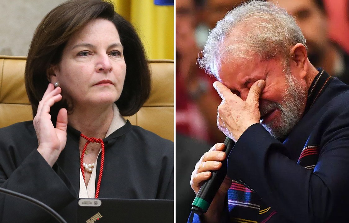A procuradora-geral da República, Raquel Dodge e o ex-presidente Luiz Inácio Lula da Silva