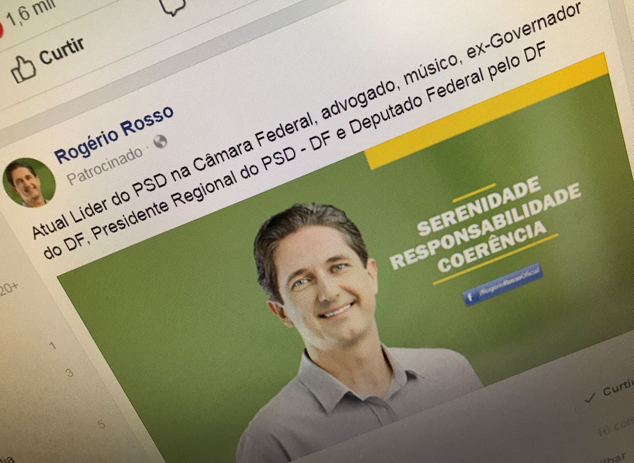 Rogerio Rosso investe em ‘fake news’ no Facebook