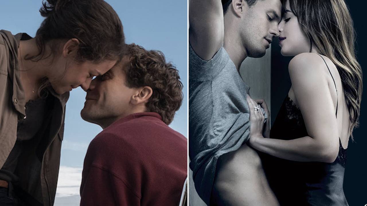 Imagens de divulgação dos filmes: "O Que Te Faz Mais Forte" e "Cinquenta Tons de Liberdade"