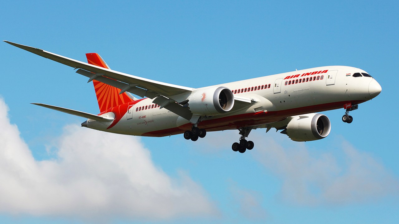 Avião da companhia Air India