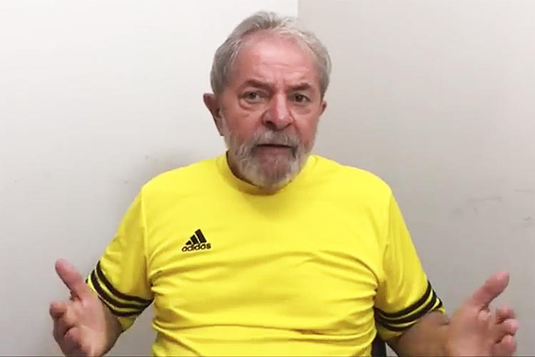 O ex-presidente Lula em entrevista para a rádio Metrópole, de Salvador (BA) - 07/03/2018