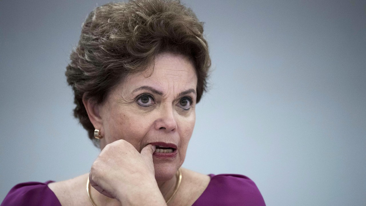A ex-presidente Dilma Rousseff durante evento realizado no Rio de Janeiro (RJ) - 26/03/2018