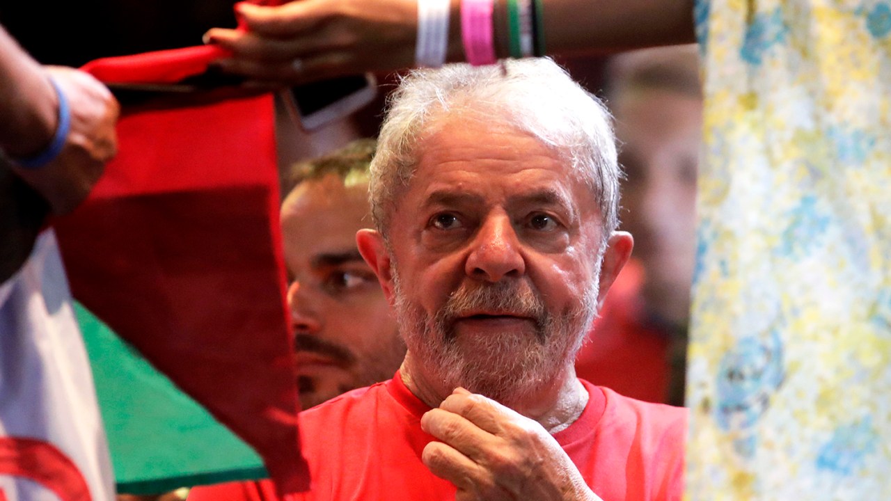 O ex-presidente Lula participa de evento em Salvador (BA) - 15/03/2018