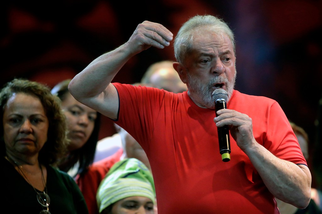 O ex-presidente Lula participa de evento em Salvador (BA) - 15/03/2018