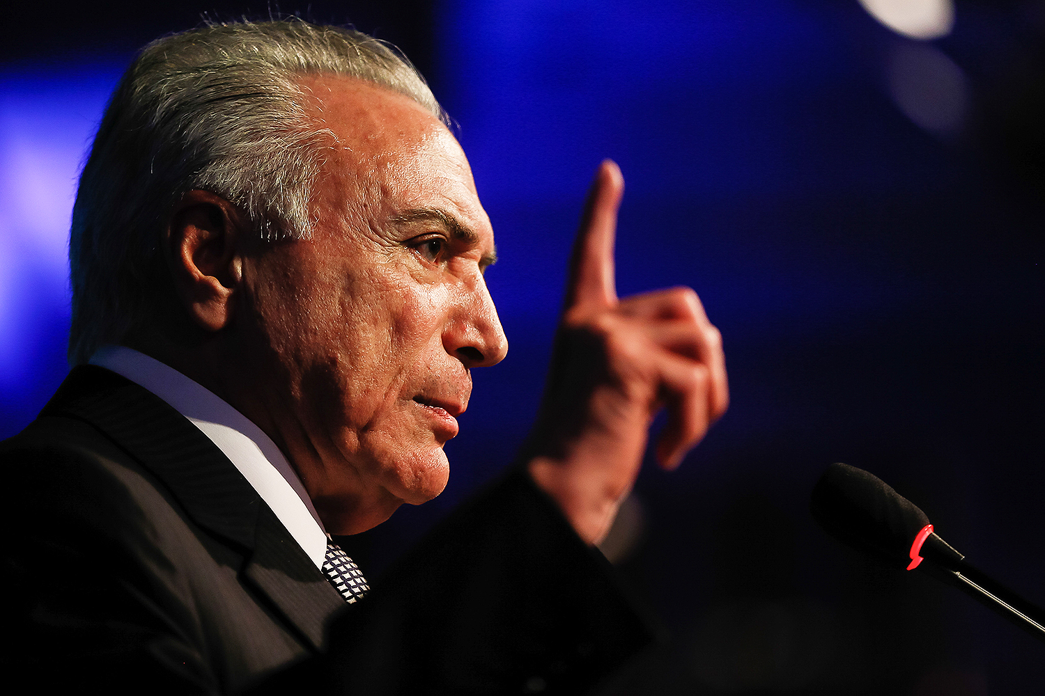 O presidente da República, Michel Temer, discursa durante a conferência “Abertura da Safra de Cana, Açúcar e Etanol', na cidade de Ribeirão Preto (SP) - 14/03/2018
