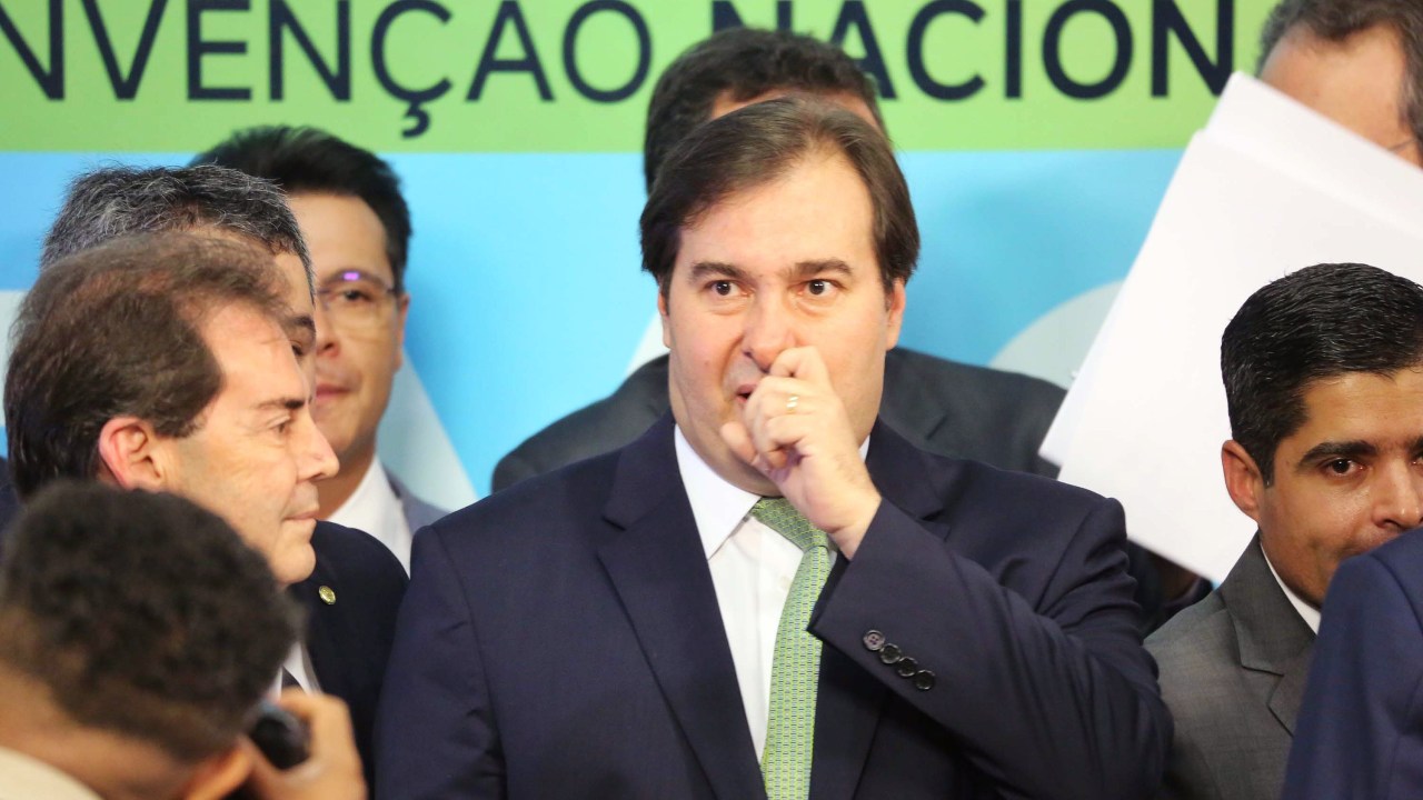 Democratas lança Rodrigo Maia como pré-candidato à presidência da República