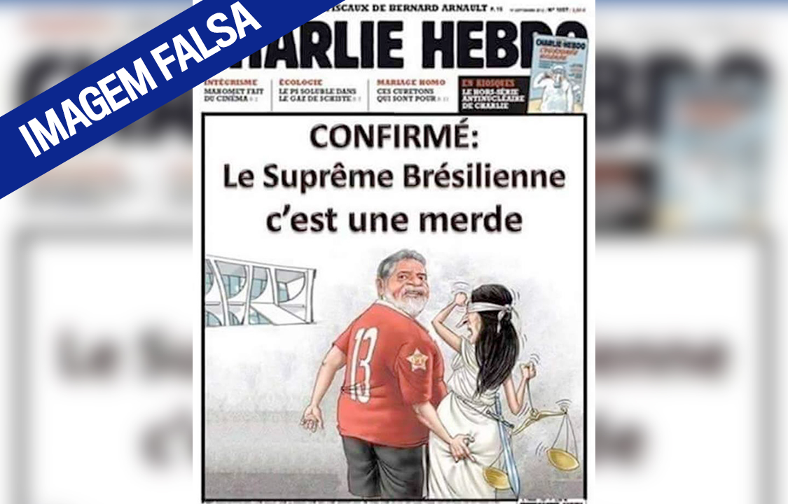 Capa falsa do Charlie Hebdo