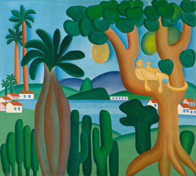 'Cartão postal', de Tarsila do Amaral (1929)