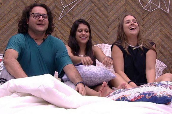 Diego, Ana Paula e Patrícia no BBB18