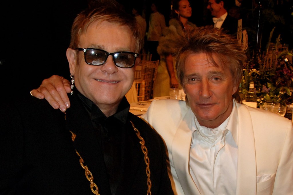 Elton John e Rod Stewart