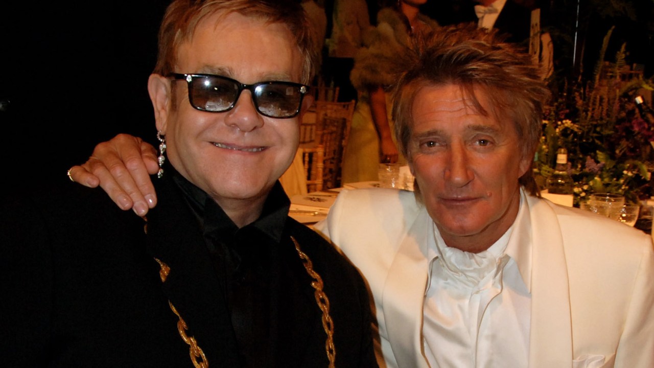 Elton John e Rod Stewart