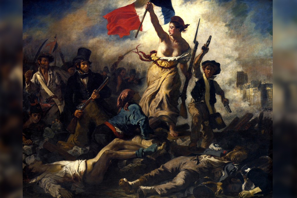 A Liberdade guiando o povo, de Eugène Delacroix