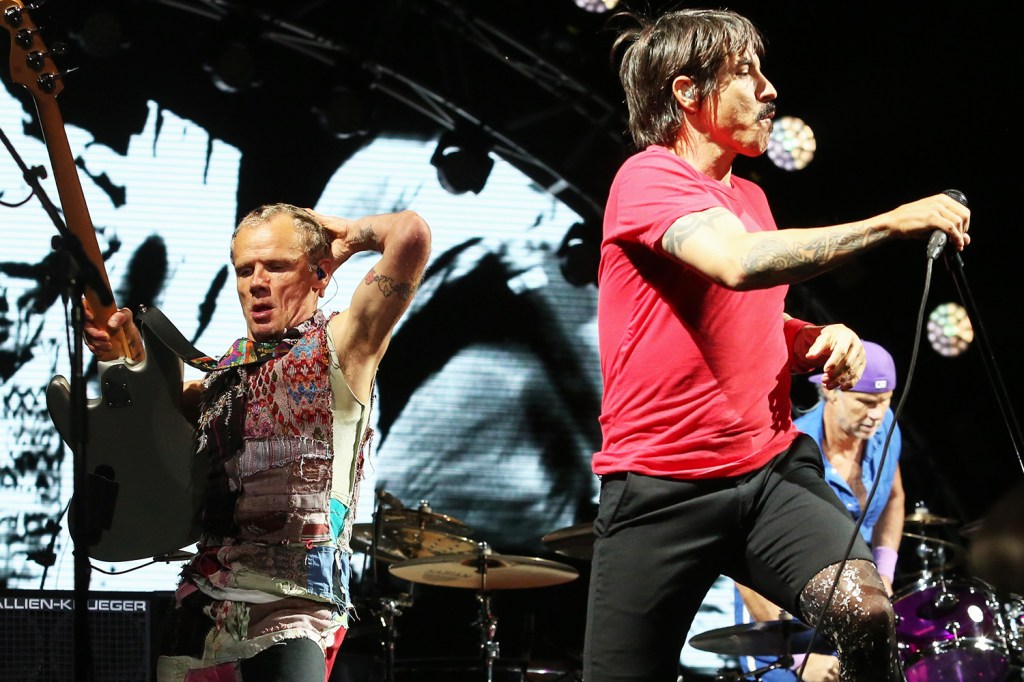 A banda Red Hot Chili Peppers fecha a primeira noite de shows do Lollapalooza 2018, realizado no Autódromo de Interlagos, zona sul da capital paulista - 23/03/2018