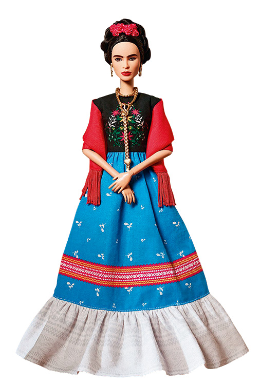FRIDA KAHLO, 2018 - Modelo criado para as meninas que preferem atitude ao padrão de beleza convencional FRIDA KAHLO, 2018 - Modelo criado para as meninas que preferem atitude ao padrão de beleza convencional