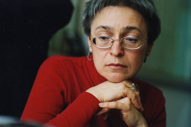 Jornalista russa Anna Politkovskaya Jornalista russa Anna Politkovskaya