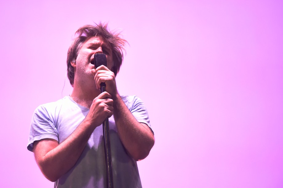 Show da banda LCD Soundsystem no primeiro dia do Lollapalooza 2018, em São Paulo - 23/03/2018