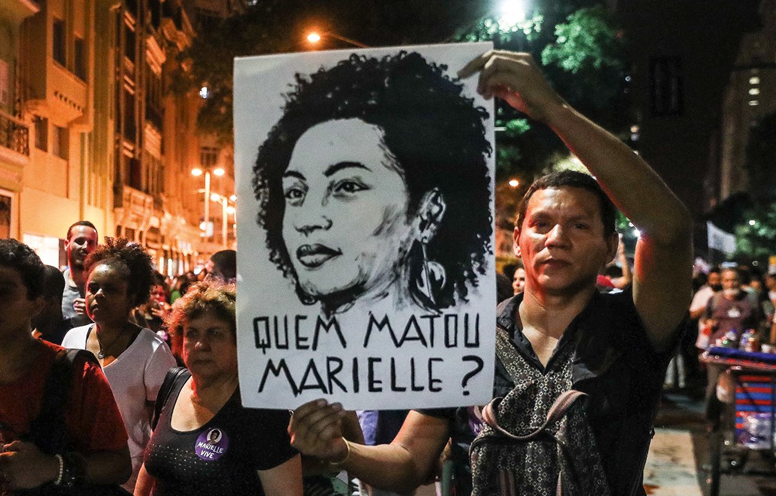 Justiça - Manifestação na terça-feira 20: a polícia ainda busca pistas de quem executou a vereadora do PSOL