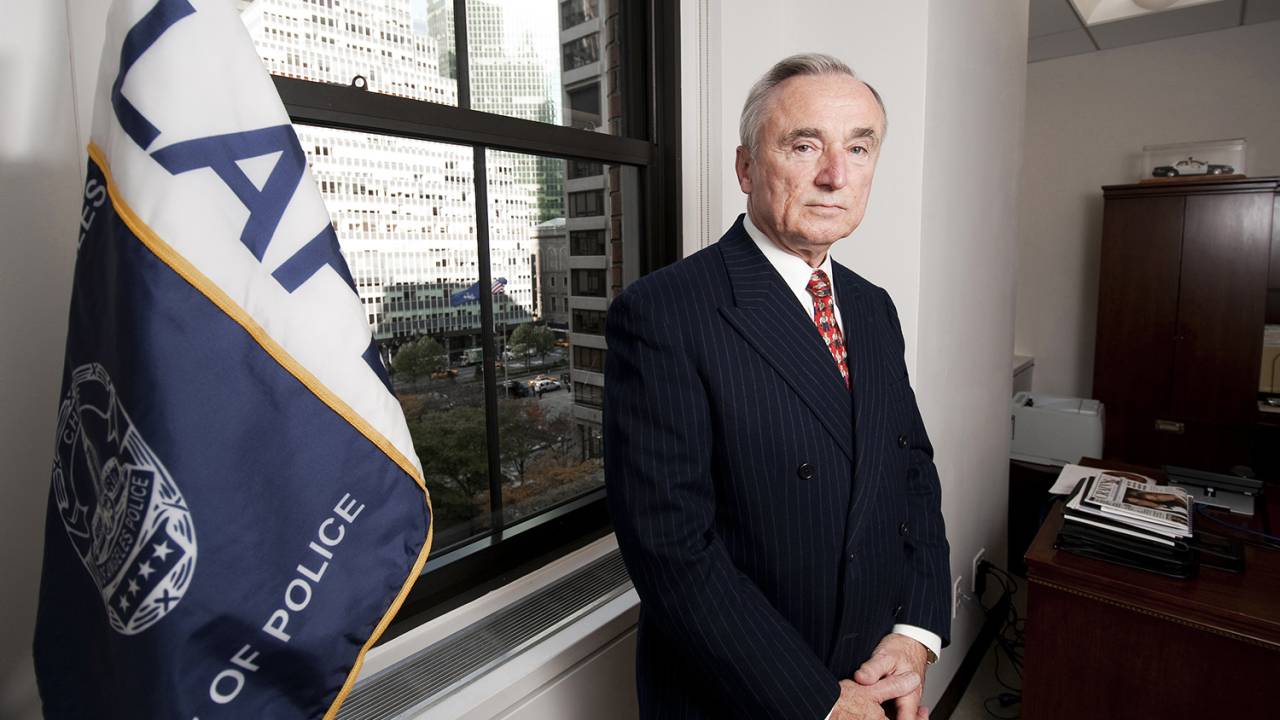 William Bratton, ex-chefe da polícia de Los Angeles - 2009