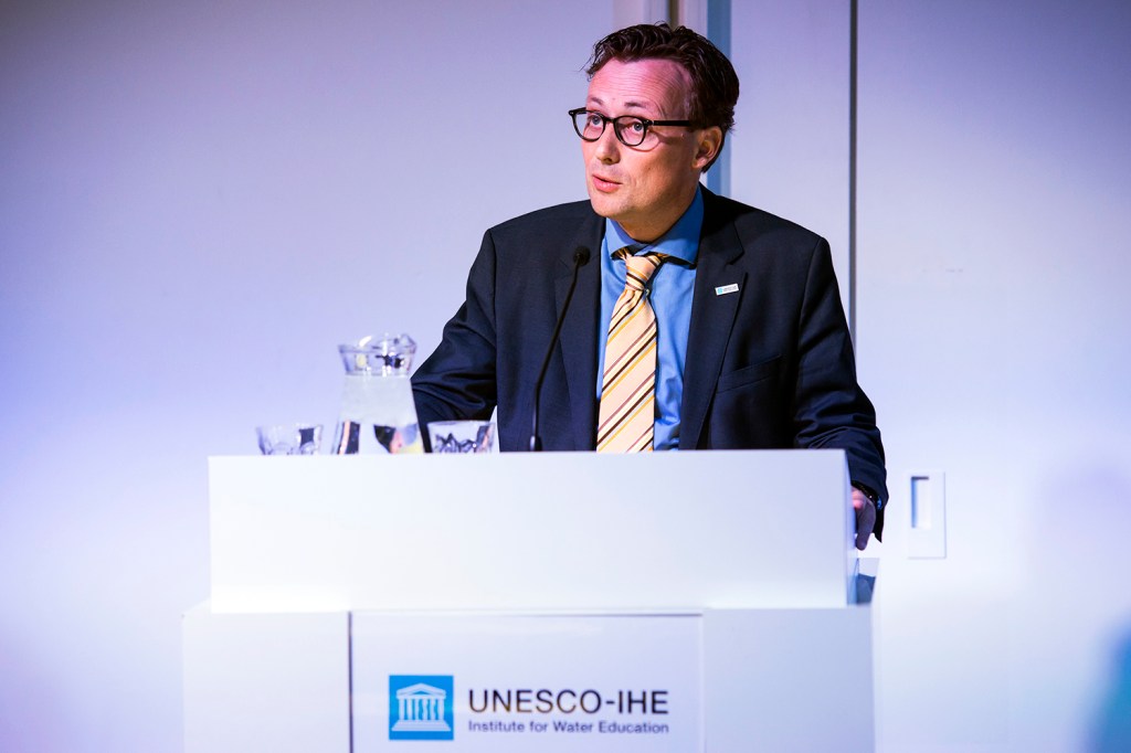 O diretor do programa de recursos hídricos da Unesco, Stefan Uhlenbrook
