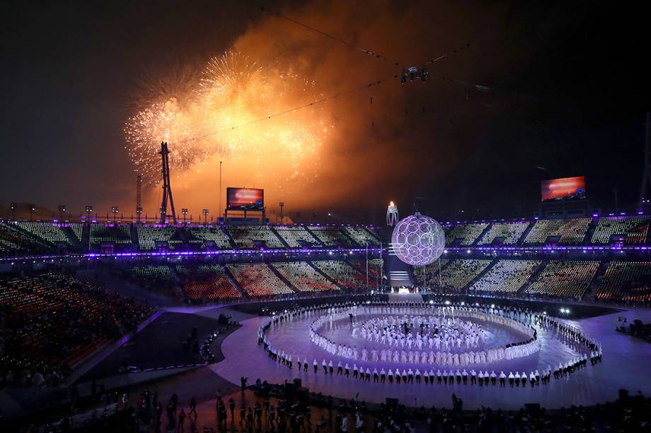 Abertura das Olimpíadas Paralímpicas de PyeongChang, na Coreia do Sul