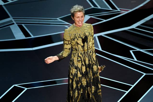 Frances McDormand vence o Oscar de melhor atriz por 'Três Anúncios para um Crime'