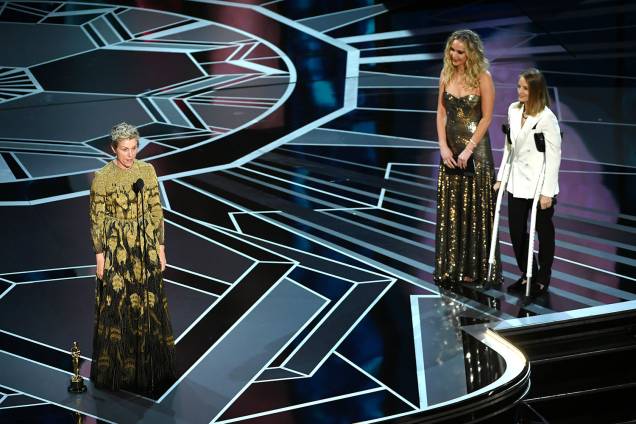 Frances McDormand fala após vencer o Oscar de melhor atriz por 'Três Anúncios para um Crime' Frances McDormand fala após vencer o Oscar de melhor atriz por 'Três Anúncios para um Crime'