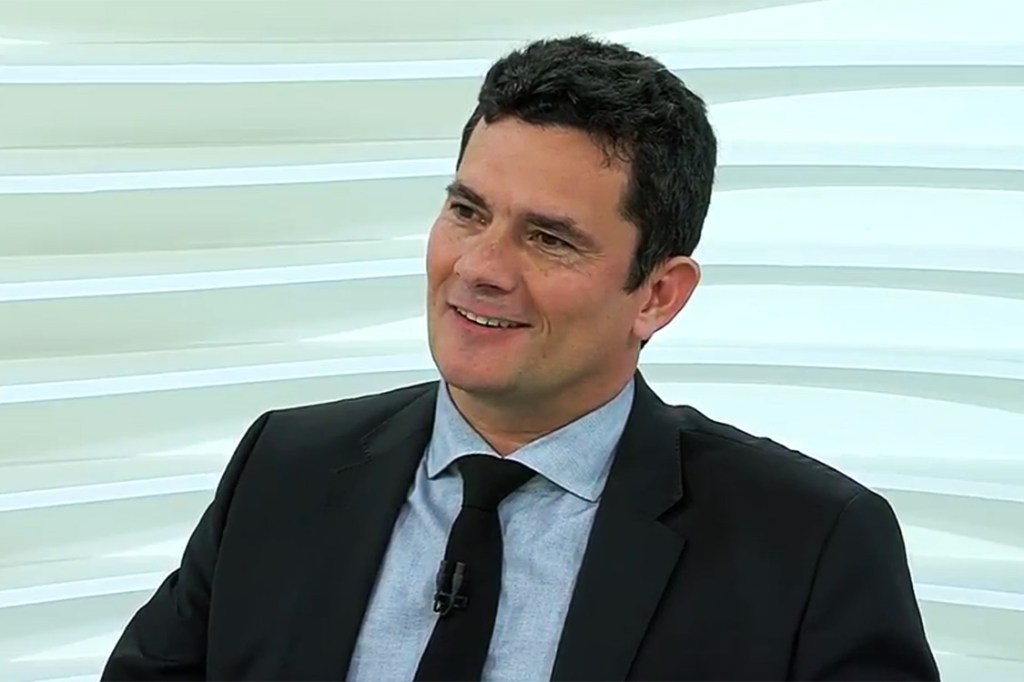 Sergio Moro no Roda Viva ao vivo, entrevistado por Augusto Nunes