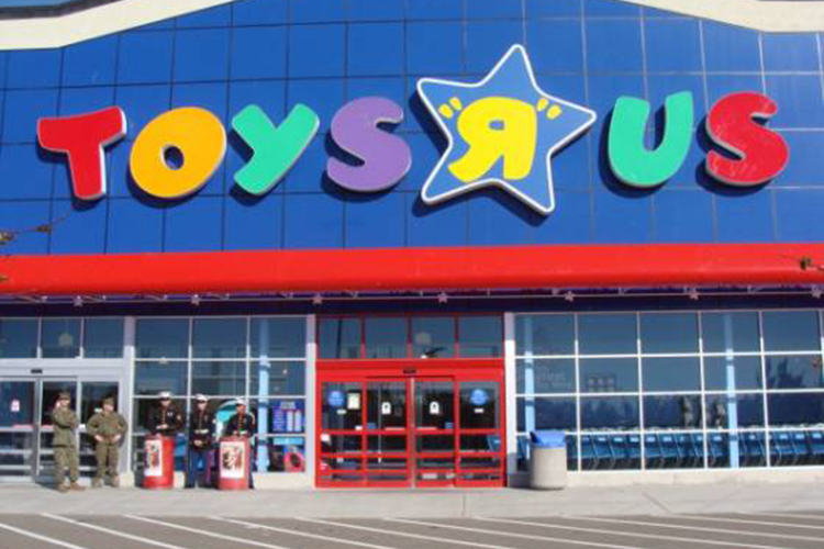 A loja de brinquedos Toys 'R' US