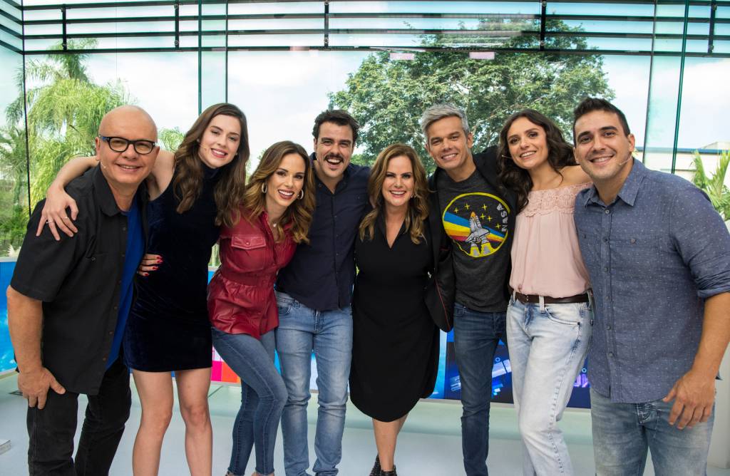 Marcelo Tas, Sophia Abrahão, Ana Furtado, Joaquim Lopes, Renata Ceribelli, Otaviano Costa,Monica Iozzi e André Marques