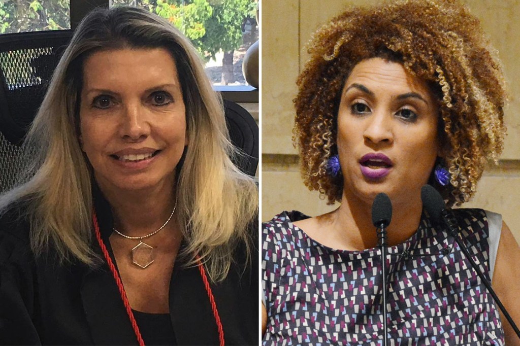 Desembargadora Marília Castro Neves e a vereadora Marielle Franco, assassinada