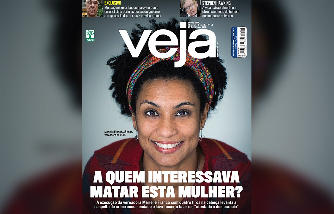 A CAPA - A edição de VEJA que noticiou a morte de Marielle: a pergunta que ainda clama por uma resposta