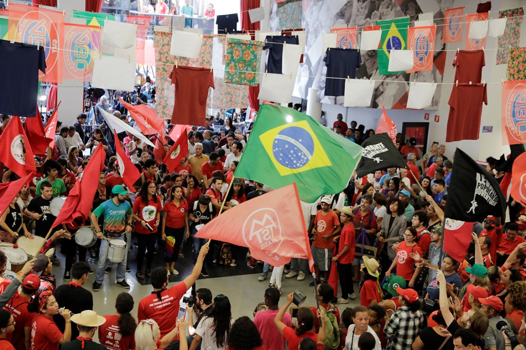 Apoiadores de Luis Inácio Lula da Silva
