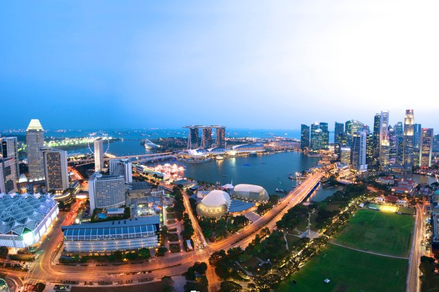 Vista de Cingapura