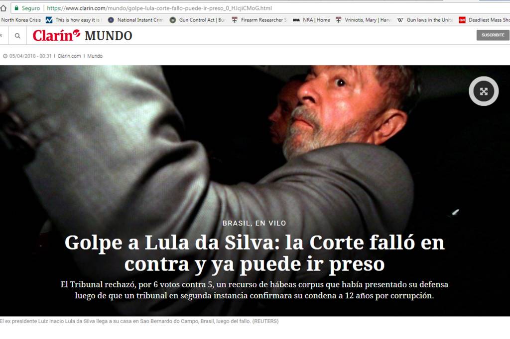 Repercussão julgamento hc de Lula no STF